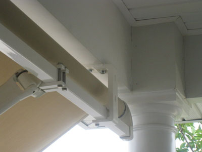 universal bracket used in soffit mount